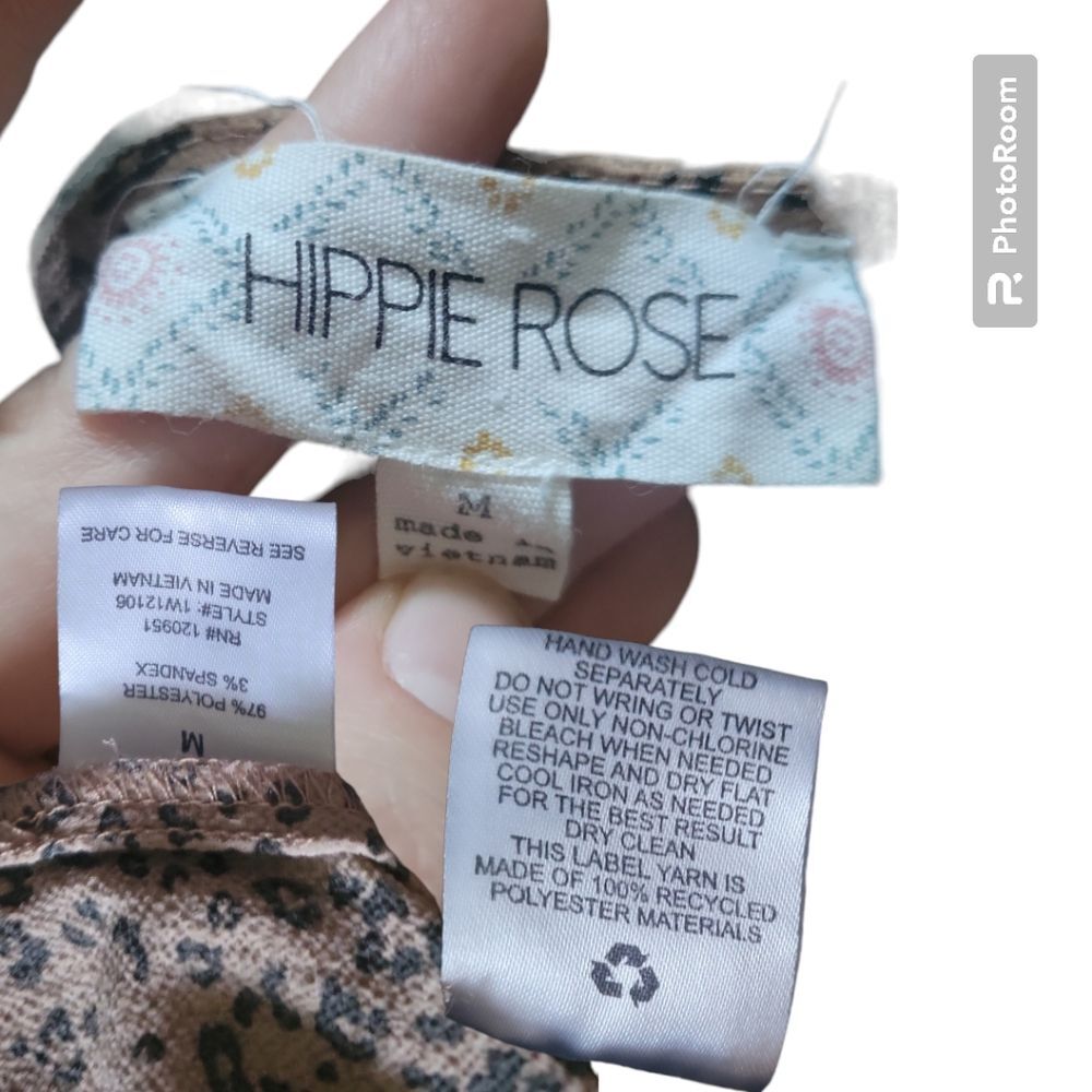 HIPPIE ROSE Animal Print Top - M - Picture 6 of 8